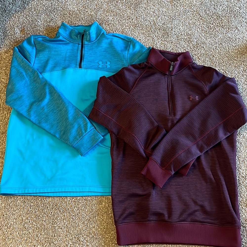 Under Armor quarter zip pull over